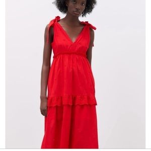 Zara Embroidered Dress